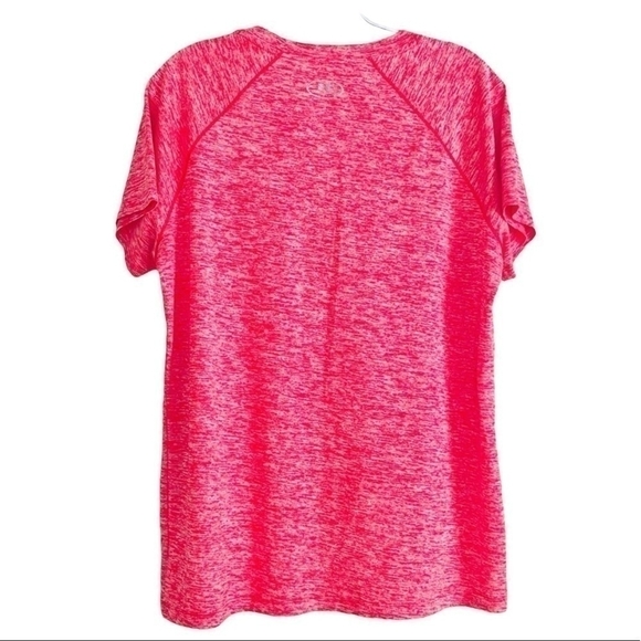 NWOT UNDER ARMOUR Red Heat Gear Loose Short Sleeve Women’s T- Shirt Sweatshirt - Picture 4 of 5